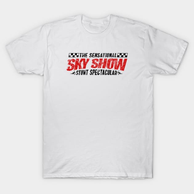 2021 - The Sensational Sky Show (Light - Worn) T-Shirt by jepegdesign